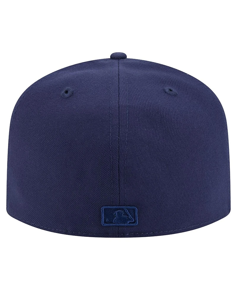 New Era Men's Navy Colorado Rockies Color Pack A-Frame 59FIFTY Fitted Hat