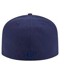 New Era Men's Navy Colorado Rockies Color Pack A-Frame 59FIFTY Fitted Hat