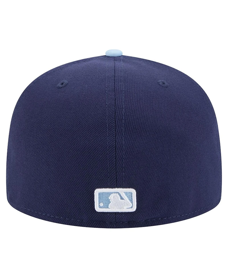 New Era Men's Navy/Light Blue Pittsburgh Pirates Color Pack 2-Tone 59FIFTY Fitted Hat