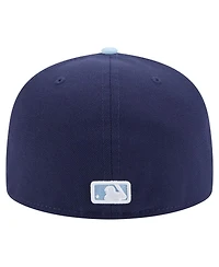 New Era Men's Navy/Light Blue Pittsburgh Pirates Color Pack 2-Tone 59FIFTY Fitted Hat