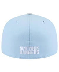 New Era Men's Light Blue/Gray York Rangers Color Pack 2-Tone 59FIFTY Fitted Hat