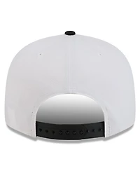 New Era Men's White/Black Kyle Busch 9FIFTY Snapback Hat