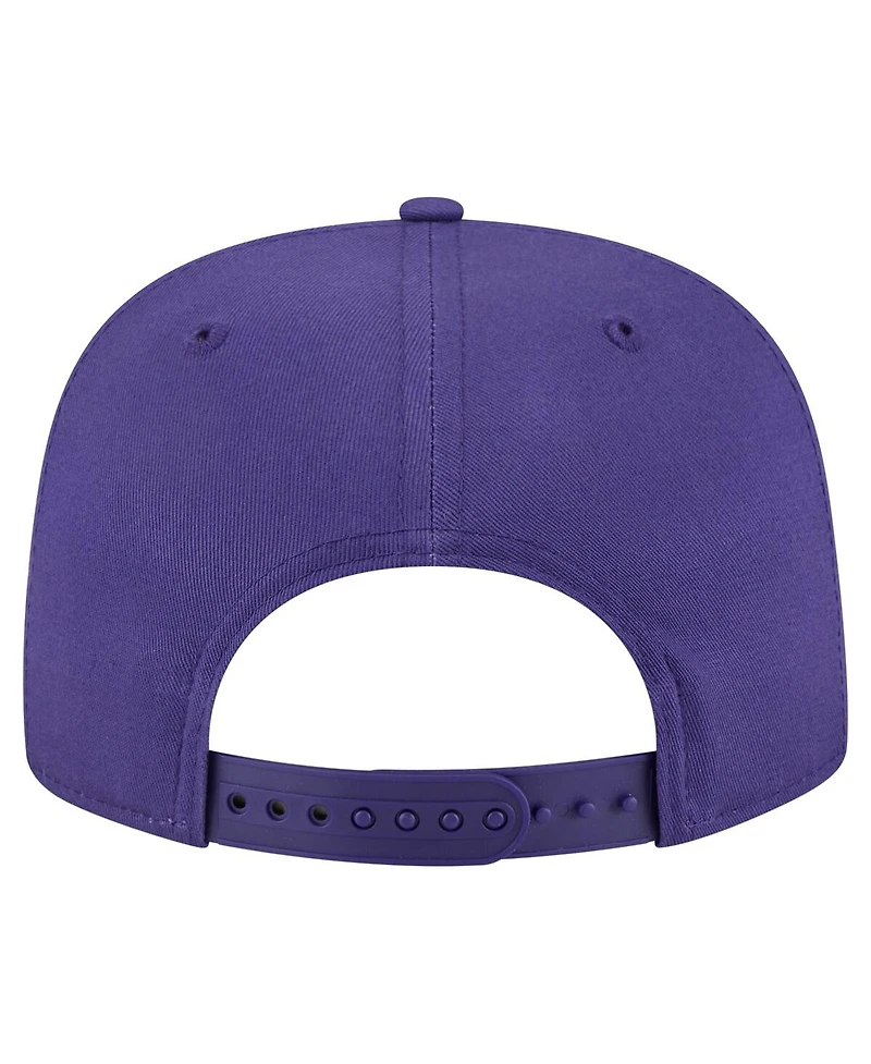 New Era Men's Purple Phoenix Suns Team Text Golfer Snapback Hat