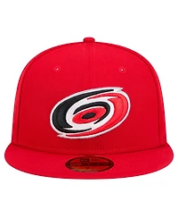 New Era Men's Red Carolina Hurricanes Core 59FIFTY Fitted Hat