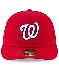 New Era Men's Red Washington Nationals National Baseball Hall of Fame Low Profile 59FIFTY Fitted Hat