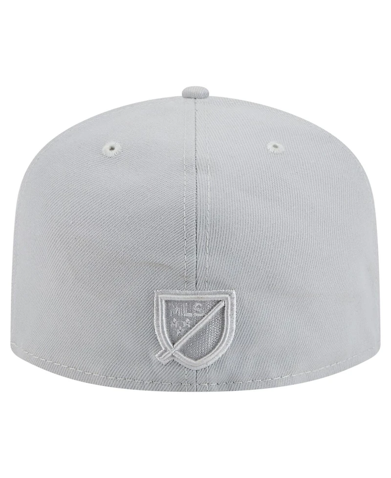 New Era Men's Gray Minnesota United Fc Color Pack A-Frame 59FIFTY Fitted Hat