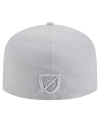 New Era Men's Gray Minnesota United Fc Color Pack A-Frame 59FIFTY Fitted Hat
