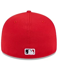 New Era Men's Red Cincinnati Reds City Connect Batting Practice Low Profile 59FIFTY Fitted Hat