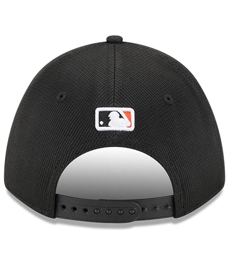 New Era Men's Black Baltimore Orioles City Connect Batting Practice 9FORTY M-Crown Adjustable Hat