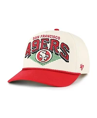 '47 Brand Men's Cream San Francisco 49ers Pomona Rope Adjustable Hitch Hat