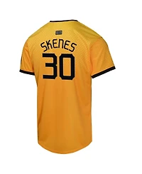 Nike Big Boys and Girls Paul Skenes Gold Pittsburgh Pirates City Connect Limited Jersey
