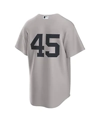 Nike Men's Gerrit Cole Gray New York Yankees Road 2.0 Replica Jersey