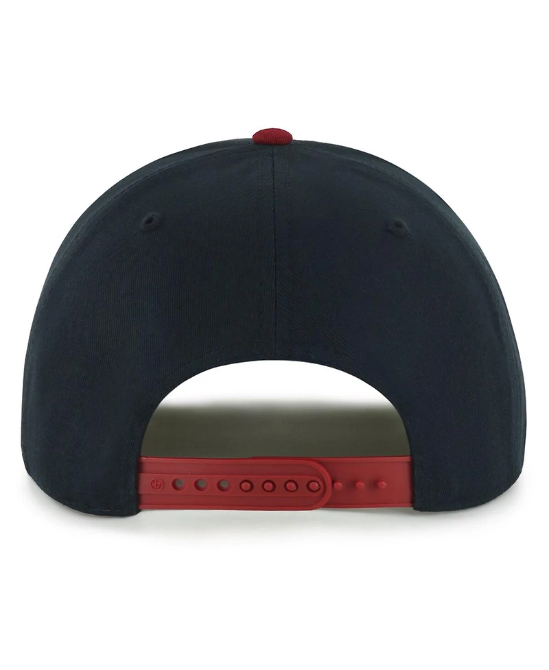 '47 Brand Men's Black/Red Miami Heat Drop Shadow Rope Hitch Adjustable Hat
