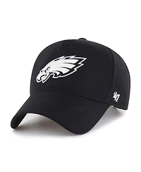 '47 Brand Men's Black Philadelphia Eagles Foundation Offside Adjustable Hat