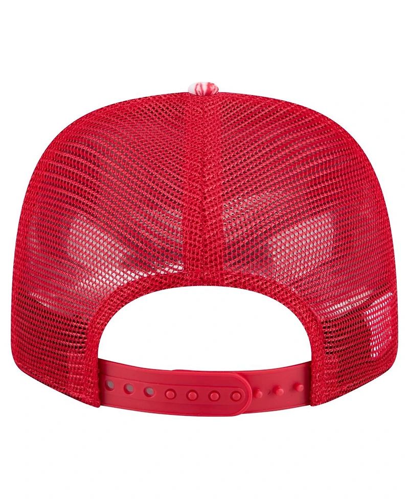 New Era Men's Scarlet San Francisco 49ers Hula 9SEVENTY Adjustable Trucker Hat