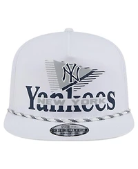New Era Men's White New York Yankees Collide Golfer Snapback Hat