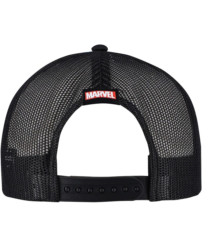 Lids Men's Black Venom Big Front Adjustable Trucker Hat