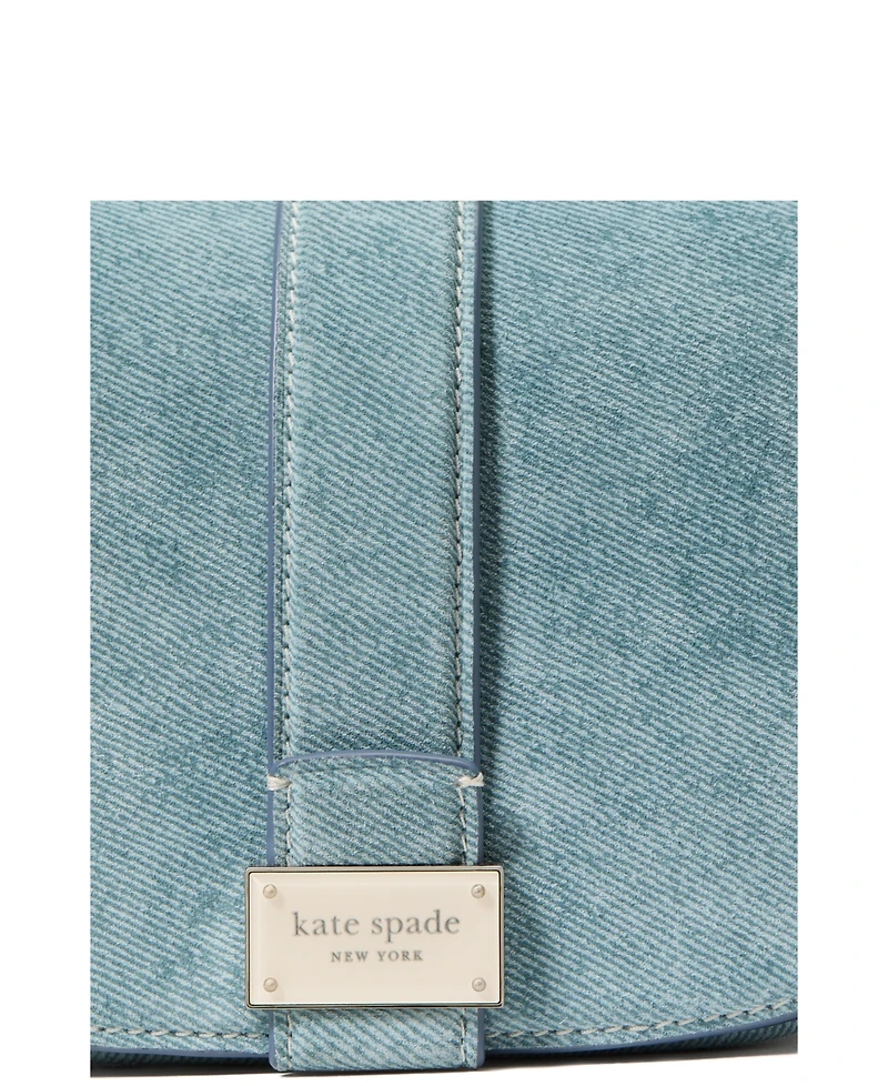 Kate Spade New York Nouveau Denim Mini Saddle Bag
