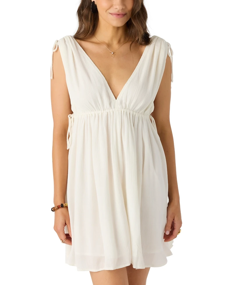 O'Neill Juniors' Madeleine Drawstring Mini Dress