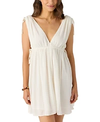 O'Neill Juniors' Madeleine Drawstring Mini Dress
