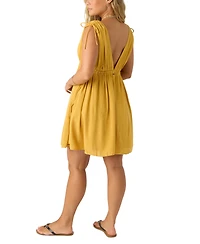 O'Neill Juniors' Madeleine Drawstring Mini Dress