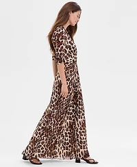 Anne Klein Women's Twist-Front Maxi Dress