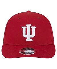 New Era Men's Crimson Indiana Hoosiers Low Profile 9FIFTY Snapback Hat