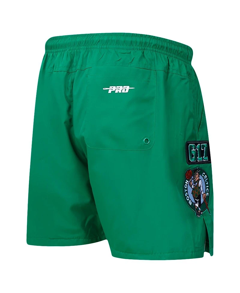 Pro Standard Men's Kelly Green Boston Celtics Area Code Shorts
