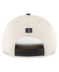 '47 Brand Men's Cream/Black Colorado Rockies Fiji Rope Hitch Adjustable Hat