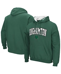 Colosseum Men's Green Binghamton Bearcats Arch Logo 3.0 Pullover Hoodie