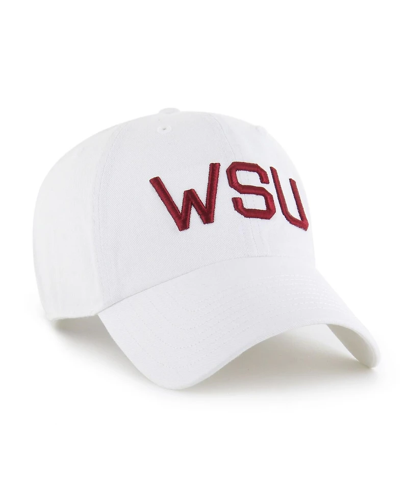 '47 Brand Men's White Washington State Cougars Vault Clean Up Adjustable Hat