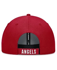 Nike Men's White/Red Los Angeles Angels Club Performance Adjustable Hat
