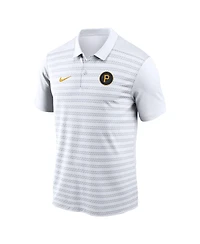 Nike Men's White Pittsburgh Pirates Authentic Collection City Connect Victory Performance Polo Shirt