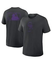 Nike Men's Black Colorado Rockies Authentic Collection Early Work Tri-Blend Performance T-Shirt