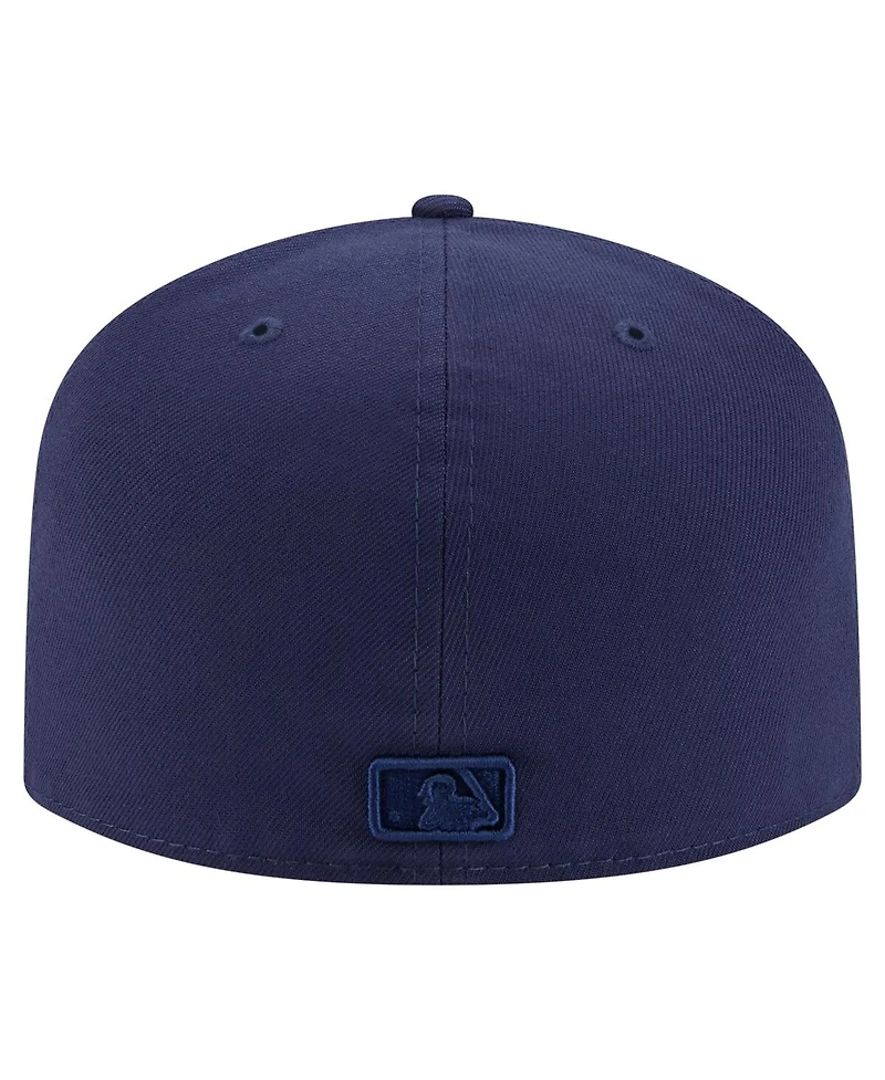 New Era Men's Navy Athletics Color Pack A-Frame 59FIFTY Fitted Hat