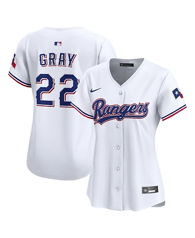 Nike Women's Jon Gray White Texas Rangers Home Limited Jersey