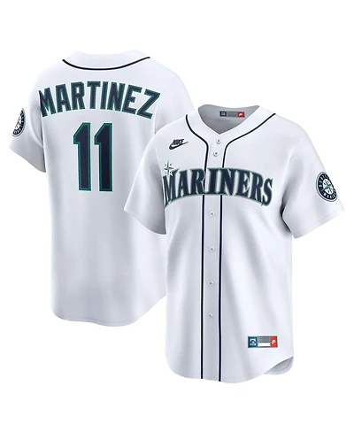 Nike Men's Edgar Martinez White Seattle Mariners Throwback Cooperstown Collection Limited Jersey