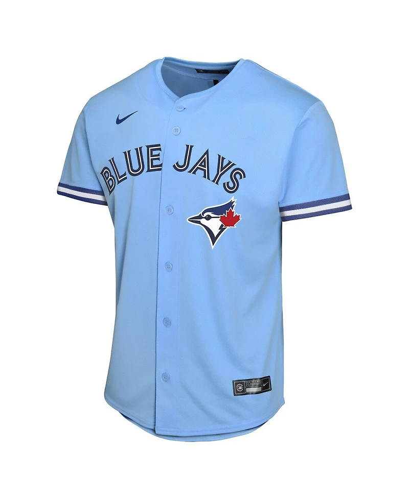 Nike Big Boys and Girls Andres Gimenez Powder Blue Toronto Jays Alternate Game Player Jersey