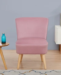 Gold Sparrow 21.75" Polyester Finch Accent Chair, Created for Macy's