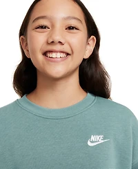 Nike Big Girls Sportswear Club Fleece Oversized-Fit Sweatshirt