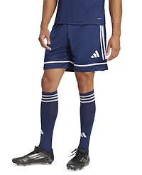 adidas Men's Regular-Fit Squad 25 Logo Shorts