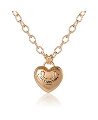 Juicy Couture Gold-Tone Heart Pendant Necklace