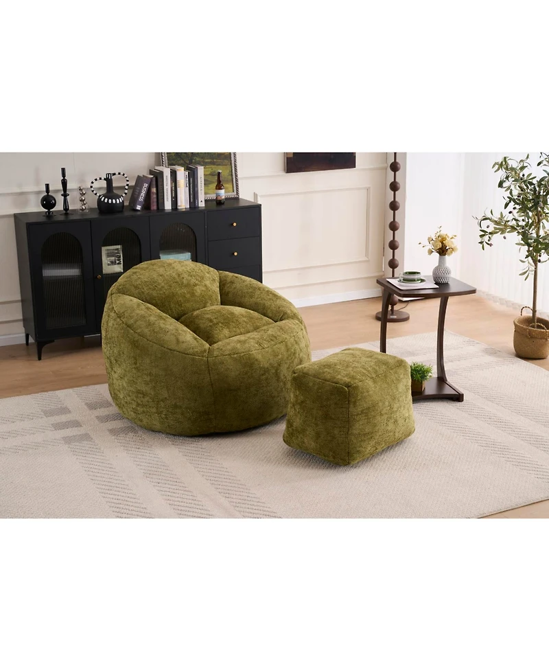 Streamdale Furniture Chenille Bean Bag Chair - Indoor/Outdoor
