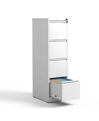 Streamdale 4-Drawer Steel Vertical File Cabinet with Lock