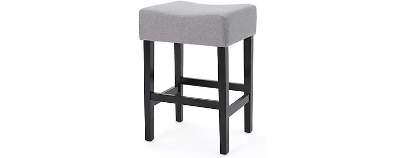 Streamdale Modern Bonded Leather Transitional Counter Stools, Set of 2 (Brown)