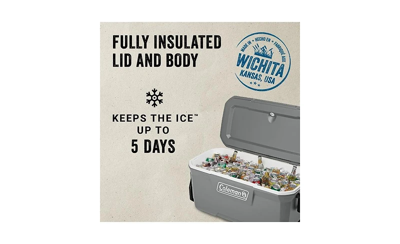 Coleman 316 Series 100 Qt. Wheeled Cooler