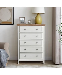 Streamdale Modern 5-Drawer Dresser Storage and Style