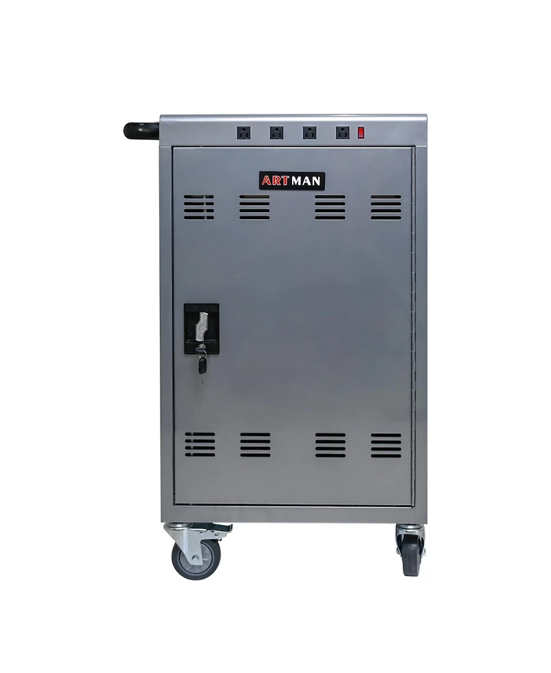 Streamdale Mobile Charging Cart and Cabinet for Tablets Laptops 35-Device