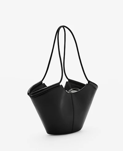 Mango Women's Shopper-Style Shoulder Bag
