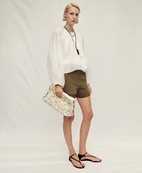 Mango Women's Gathered Semi-Transparent Jacket